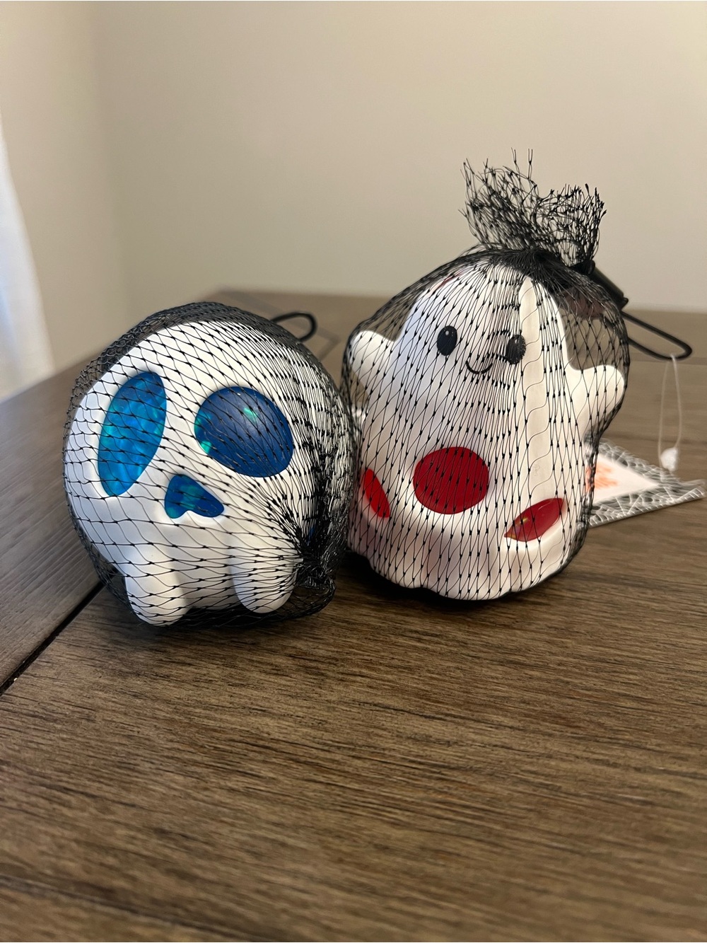 Set of 2 Spooky Squishes (skull and gosht)